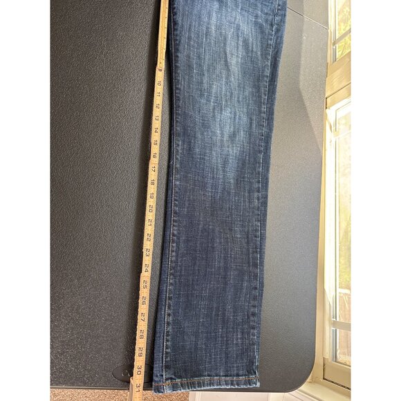 Lucky Brand Men's Blue Denim 221 Original Straight Jeans 34x32 - Picture 10 of 12